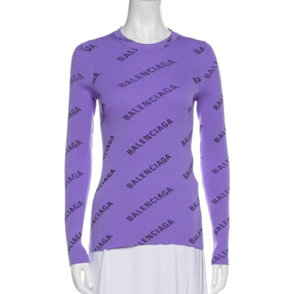 Balenciaga Ribbed Knit Sweater - Picture 1 of 3